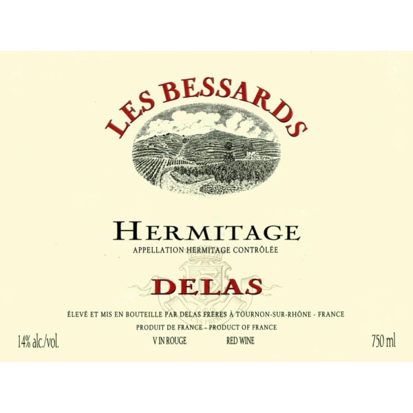 Rượu vang đỏ Delas Hermitage Les Bessards (chai Magnum 1,5 lít) 2016