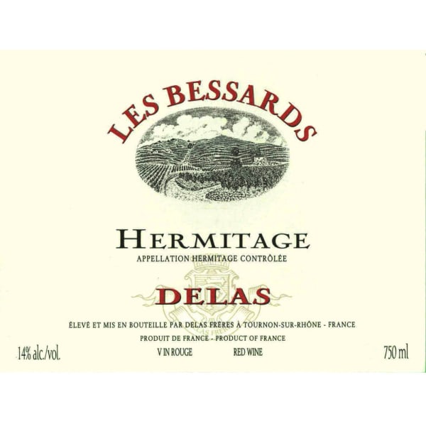 Rượu vang đỏ Delas Hermitage Les Bessards 2005