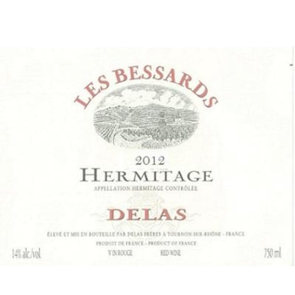 Rượu vang đỏ Delas Hermitage Les Bessards 2012