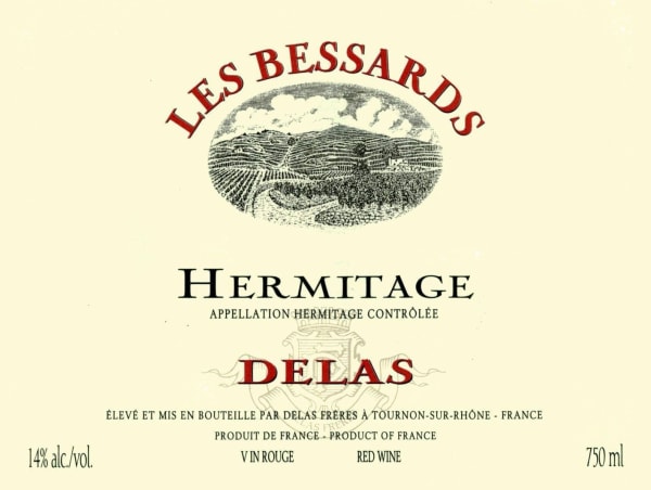 Rượu vang đỏ Delas Hermitage Les Bessards 2017