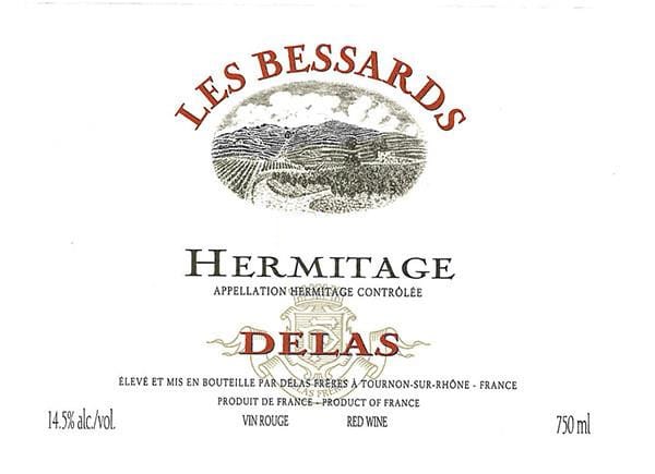 Rượu vang đỏ Delas Hermitage Les Bessards 2019