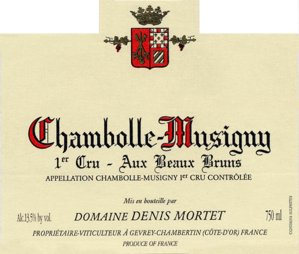Rượu vang đỏ Denis Mortet Chambolle-Musigny Aux Beaux Bruns Premier Cru 2013