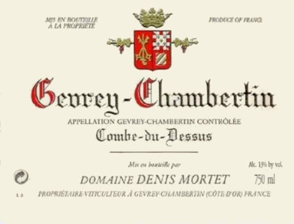 Rượu vang đỏ Denis Mortet Gevrey-Chambertin Combes-du-Dessus 2002
