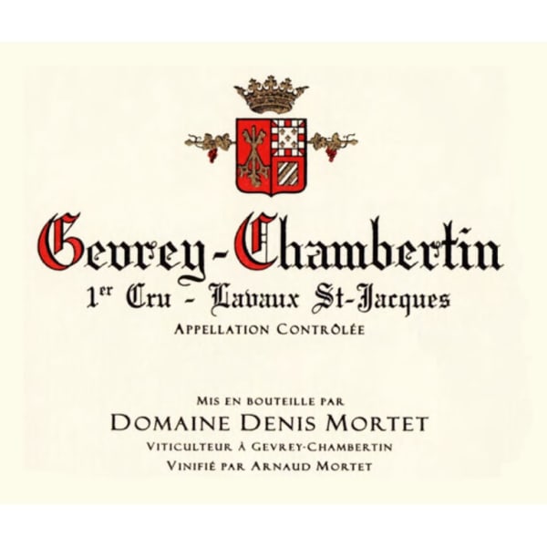 Rượu vang đỏ Denis Mortet Gevrey-Chambertin Lavaux St-Jacques Premier Cru (chai Magnum 1,5 lít) 1997