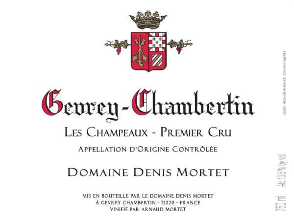Rượu vang đỏ Denis Mortet Gevrey-Chambertin Les Champeaux Premier Cru 2021