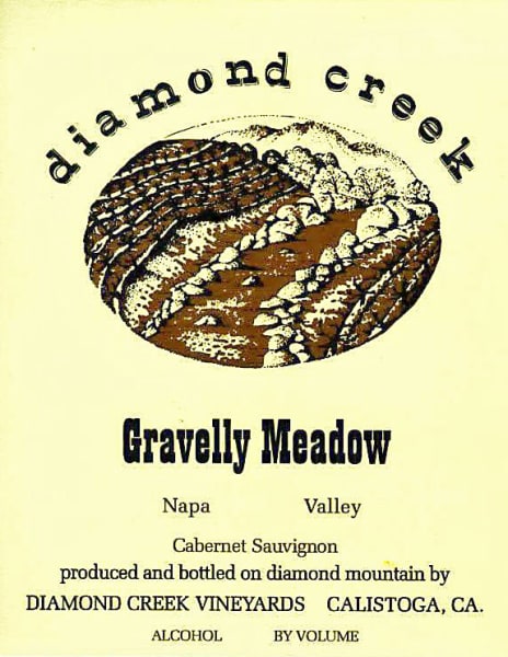 Rượu vang đỏ Diamond Creek Gravelly Meadow Cabernet Sauvignon (3 Liter - chipped wax capsule) 1991