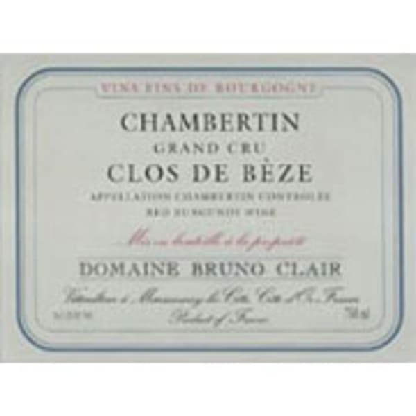 Rượu vang đỏ Dom. Bruno Clair Chambertin Clos de Beze 2006