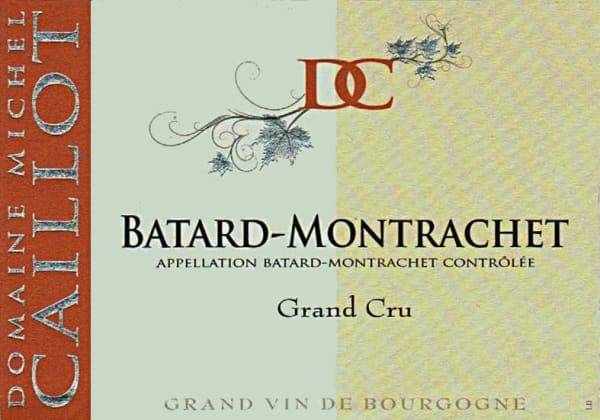 Rượu vang trằng Dom. Caillot Batard-Montrachet Grand Cru Blanc 2010