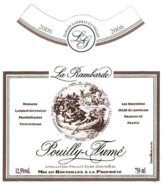 Rượu vang trằng Dom. Guyollot Pouilly Fume Rambarde 2006