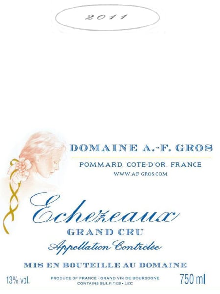 Rượu vang đỏ Domaine A.F. Gros Echezeaux Grand Cru 2011