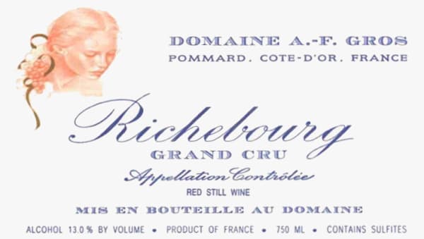 Rượu vang đỏ Domaine A.F. Gros Richebourg Grand Cru 2001