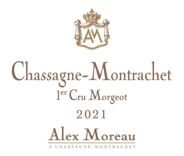 Rượu vang trằng Domaine Alex Moreau Chassagne-Montrachet Morgeot Premier Cru 2021
