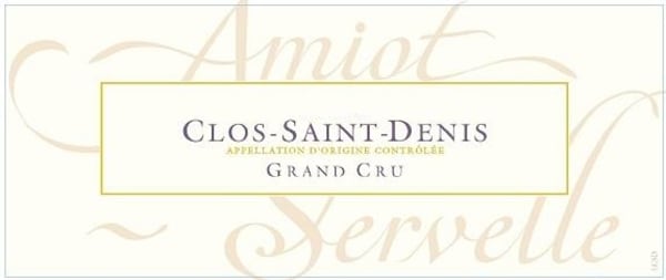 Rượu vang đỏ Domaine Amiot-Servelle Clos-St-Denis Grand Cru 2016