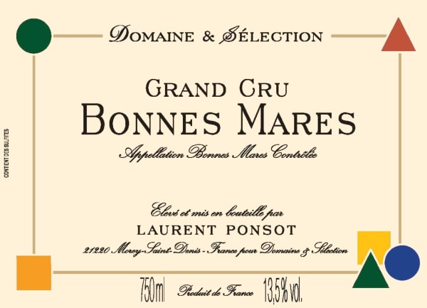 Rượu vang đỏ Domaine & Selection (Laurent Ponsot)  Bonnes Mares Grand Cru 2010