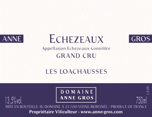 Rượu vang đỏ Domaine Anne Gros Echezeaux Les Loachausses Grand Cru 2014