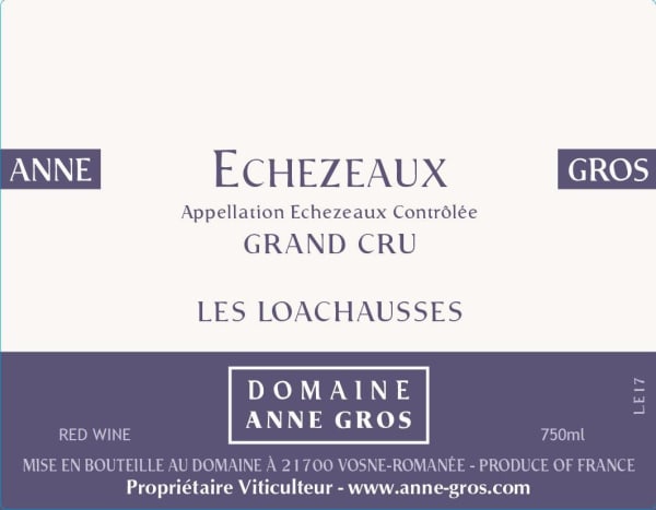 Rượu vang đỏ Domaine Anne Gros Echezeaux Les Loachausses Grand Cru 2019