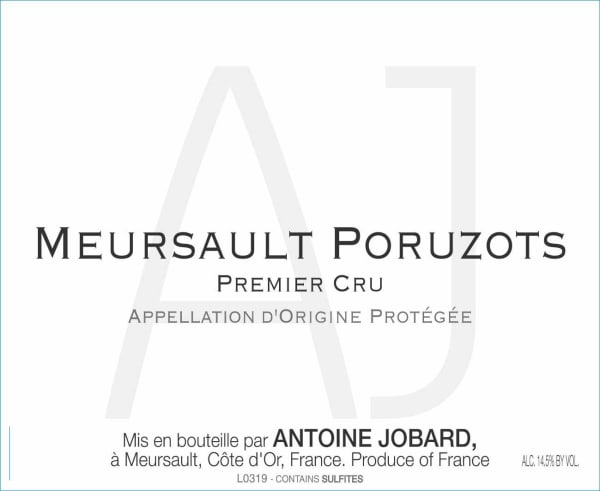 Rượu vang trằng Domaine Antoine Jobard Meursault Poruzots Premier Cru (1.5 Liter - slightly damaged wax capsule) 2020