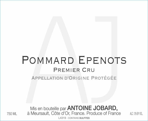 Rượu vang đỏ Domaine Antoine Jobard Pommard Epenots Premier Cru 2020