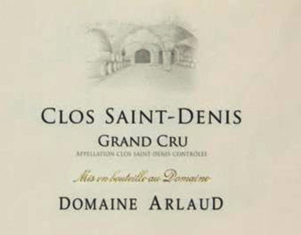 Rượu vang đỏ Domaine Arlaud Clos Saint-Denis Grand Cru 2013