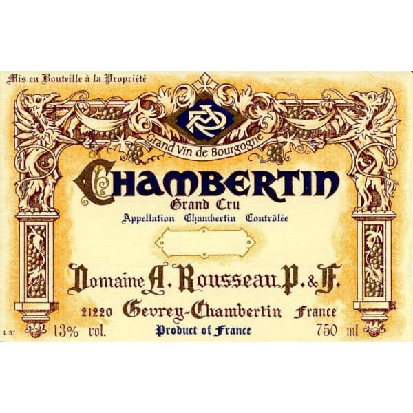 Rượu vang đỏ Domaine Armand Rousseau Chambertin Grand Cru 2014