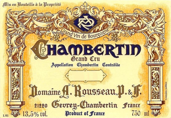 Rượu vang đỏ Domaine Armand Rousseau Chambertin Grand Cru 2016