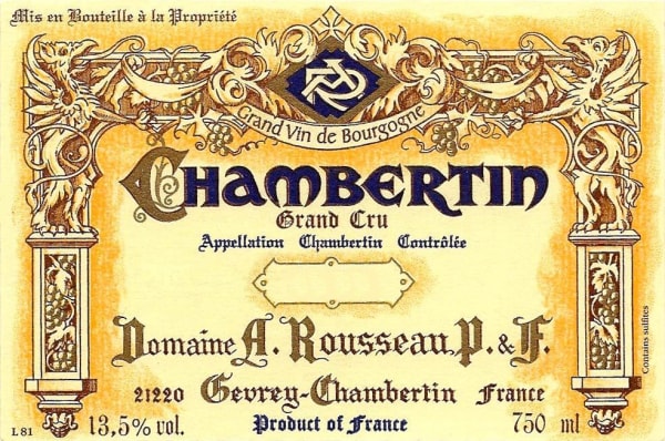 Rượu vang đỏ Domaine Armand Rousseau Chambertin Grand Cru 2020