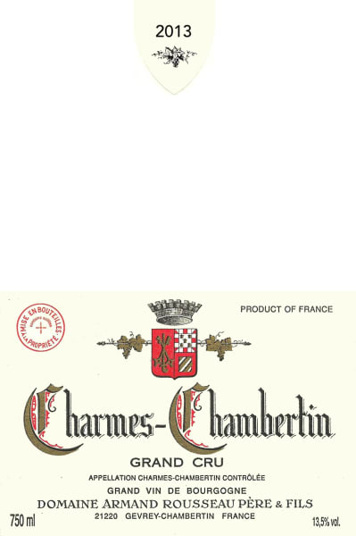 Rượu vang đỏ Domaine Armand Rousseau Charmes-Chambertin Grand Cru 2013