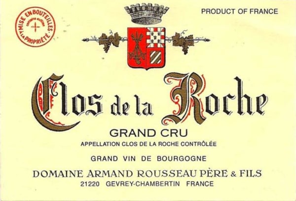 Rượu vang đỏ Domaine Armand Rousseau Clos de la Roche Grand Cru 2011
