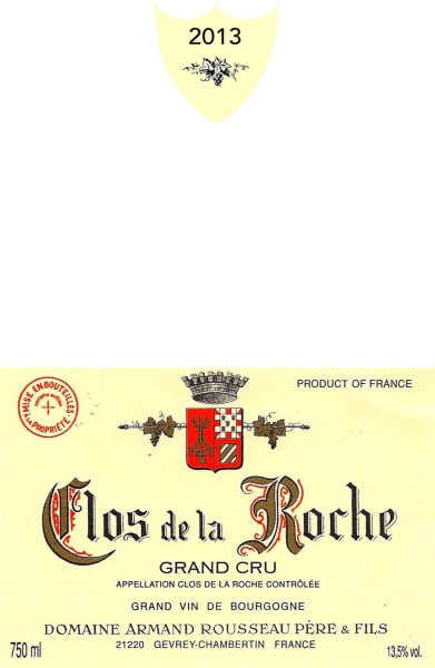 Rượu vang đỏ Domaine Armand Rousseau Clos de la Roche Grand Cru 2013