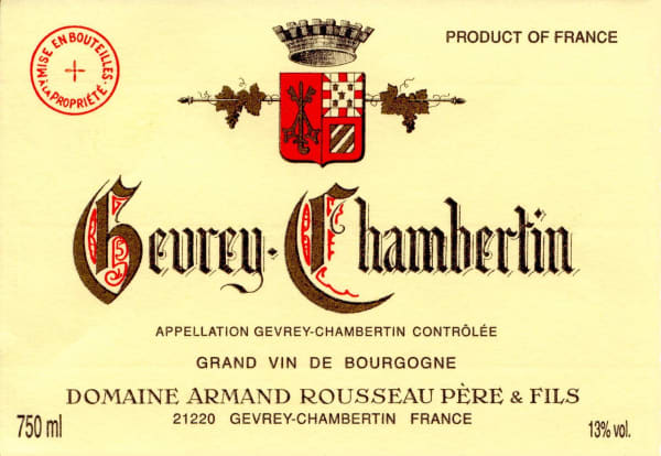 Rượu vang đỏ Domaine Armand Rousseau Gevrey-Chambertin 2019