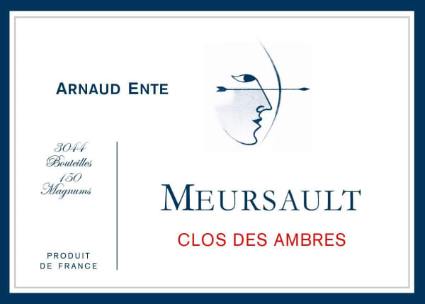 Rượu vang trằng Domaine Arnaud Ente Meursault Clos des Ambres 2018