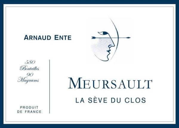 Rượu vang trằng Domaine Arnaud Ente Meursault La Seve du Clos 2013