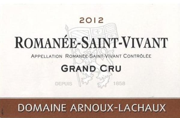 Rượu vang đỏ Domaine Arnoux-Lachaux Romanee Saint Vivant Grand Cru 2012