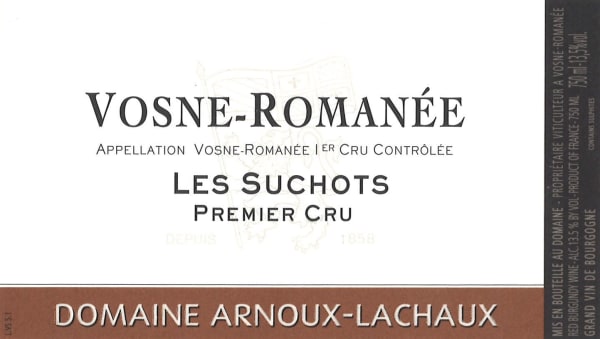 Rượu vang đỏ Domaine Arnoux-Lachaux Vosne Romanee Les Suchots Premier Cru 2014
