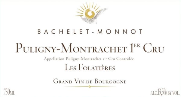 Rượu vang trằng Domaine Bachelet-Monnot Puligny-Montrachet Les Folatieres Premier Cru 2014