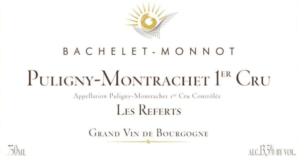 Rượu vang trằng Domaine Bachelet-Monnot Puligny-Montrachet Les Referts Premier Cru 2013