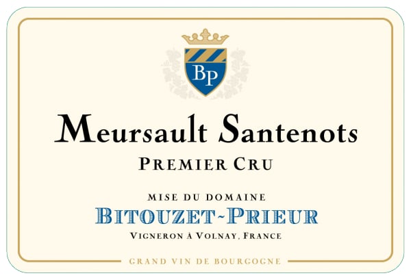 Rượu vang trằng Domaine Bitouzet-Prieur Meursault Santenots Premier Cru 2019