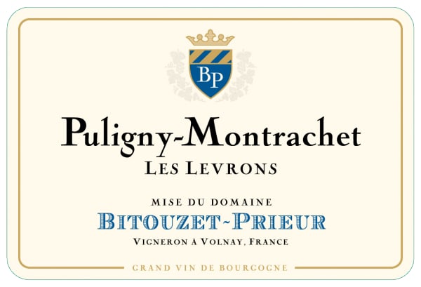 Rượu vang trằng Domaine Bitouzet-Prieur Puligny Montrachet Les Levrons 2019