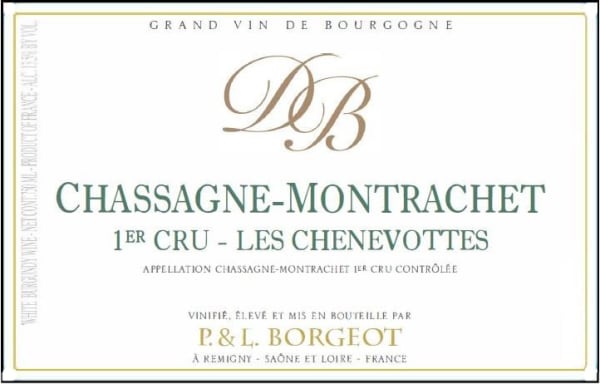 Rượu vang trằng Domaine Borgeot Les Chenevottes 2017