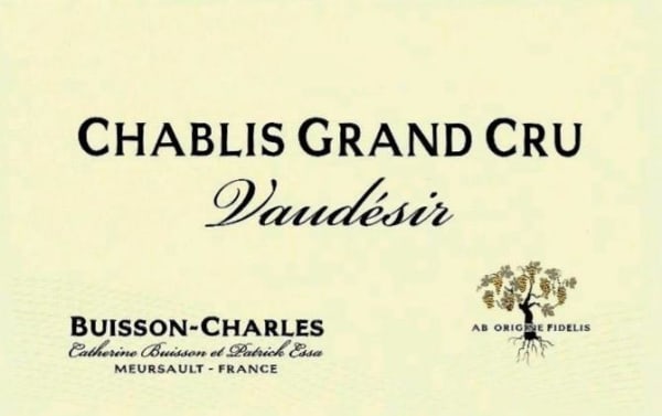 Rượu vang trằng Domaine Buisson-Charles Chablis Vaudesir Grand Cru 2020