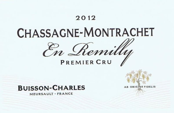 Rượu vang trằng Domaine Buisson-Charles Chassagne-Montrachet En Remilly Premier Cru 2012