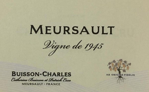 Rượu vang trằng Domaine Buisson-Charles Meursault La Vigne de 1945 2019