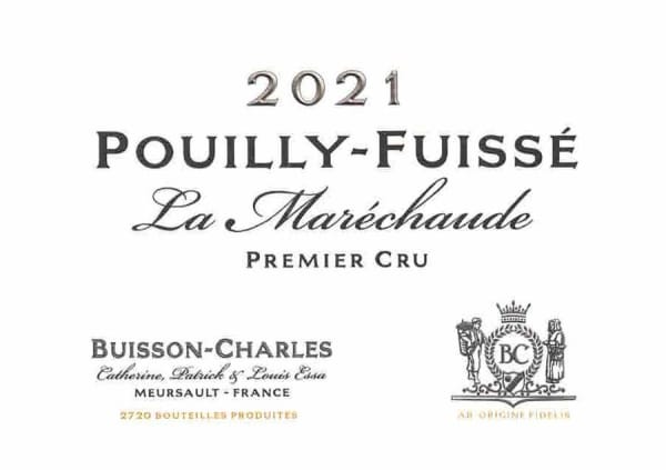 Rượu vang trằng Domaine Buisson-Charles Pouilly-Fuisse La Marechaude Premier Cru 2021