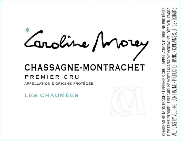 Rượu vang trằng Domaine Caroline Morey Chassagne-Montrachet Chaumees Premier Cru 2018