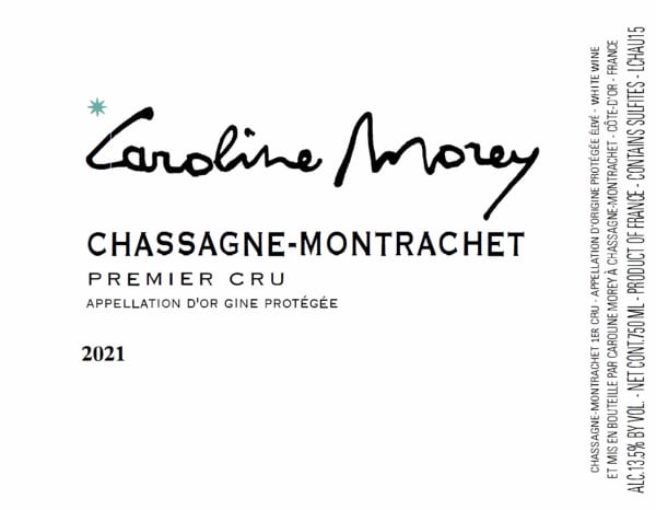Rượu vang trằng Domaine Caroline Morey Chassagne-Montrachet Premier Cru 2021
