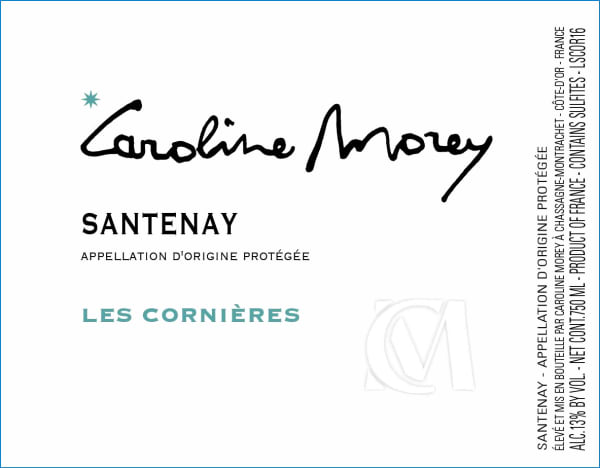 Rượu vang trằng Domaine Caroline Morey Santenay Cornieres Premier Cru Blanc 2021