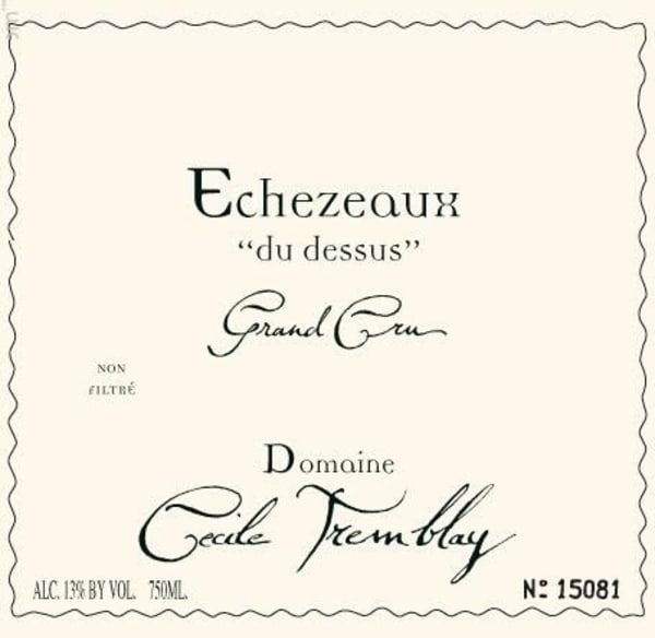 Rượu vang đỏ Domaine Cecile Tremblay Echezeaux Du dessus Grand Cru 2011