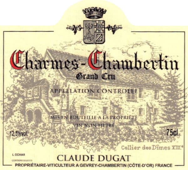 Rượu vang đỏ Domaine Claude Dugat Charmes-Chambertin Grand Cru 2018