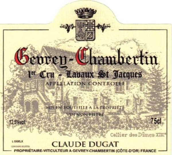 Rượu vang đỏ Domaine Claude Dugat Gevrey-Chambertin Lavaux St. Jacques Premier Cru 2019