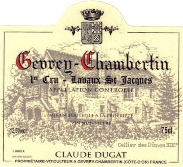 Rượu vang đỏ Domaine Claude Dugat Gevrey-Chambertin Lavaux St. Jacques Premier Cru 2021